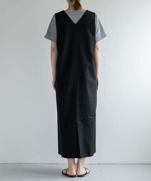M新品タグ付き　FORK&SPOON　リネンブレンドVネックワンピース　ドアーズ 楽天市場】【SALE／20%OFF】FORK&SPOON リネンブレンドVネック