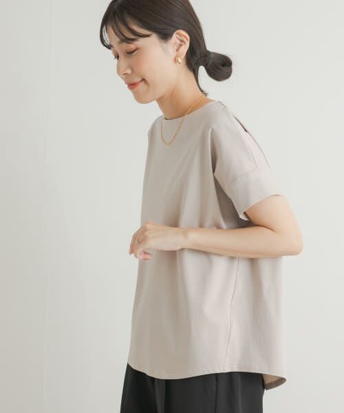 セール】 シルケットコットンバックデザインカットソー （T