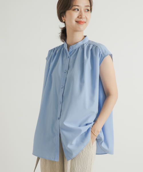 URBAN RESEARCH レース切替袖ボリュームシャツ　カットワークレース URBAN RESEARCH レース切替袖ボリュームシャツ カットワーク