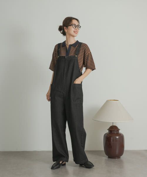 【URBAN RESEARCH DOORS】オールインワン セール】Vネックオールインワン（サロペット/オーバーオール