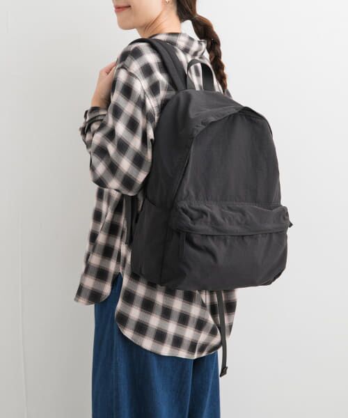 ＊＊URBAN RESEARCH DOORS / アーバンリサーチ ドアーズ リュック・バックパック | ウォッシャブルマルチ収納リュック（BLACK）