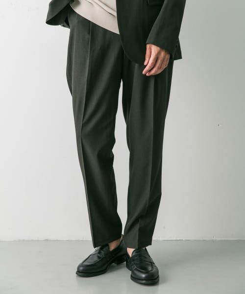 **URBAN RESEARCH DOORS / アーバンリサーチ ドアーズ スラックス・ドレスパンツ | 『イージーケア/速乾』LIFE STYLE TAILOR ウォッシャブルアクティブパンツ(KHAKI)