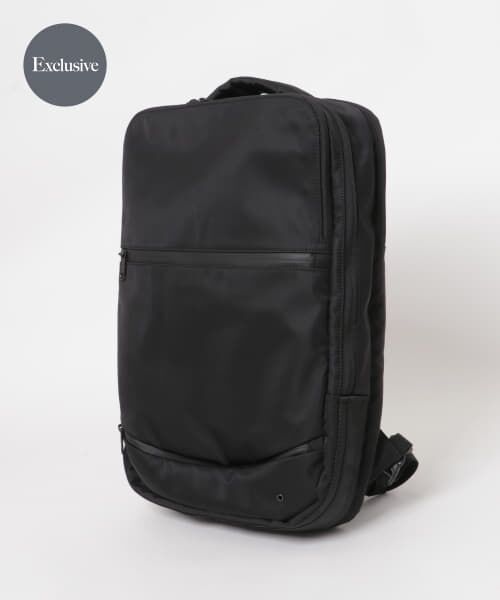 ＊＊URBAN RESEARCH DOORS / アーバンリサーチ ドアーズ バッグ | 『別注』SML×LIFE STYLE TAILOR　2WAYビジネスバッグ（BLACK）