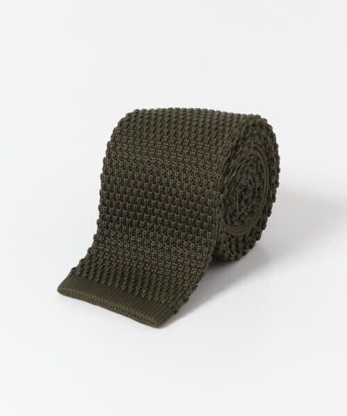 ＊＊URBAN RESEARCH DOORS / アーバンリサーチ ドアーズ ネクタイ | LIFE STYLE TAILOR　シルクニットタイ（03KHAKI）