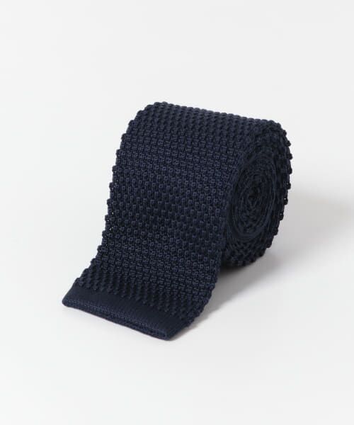 ＊＊URBAN RESEARCH DOORS / アーバンリサーチ ドアーズ ネクタイ | LIFE STYLE TAILOR　シルクニットタイ（01NAVY）