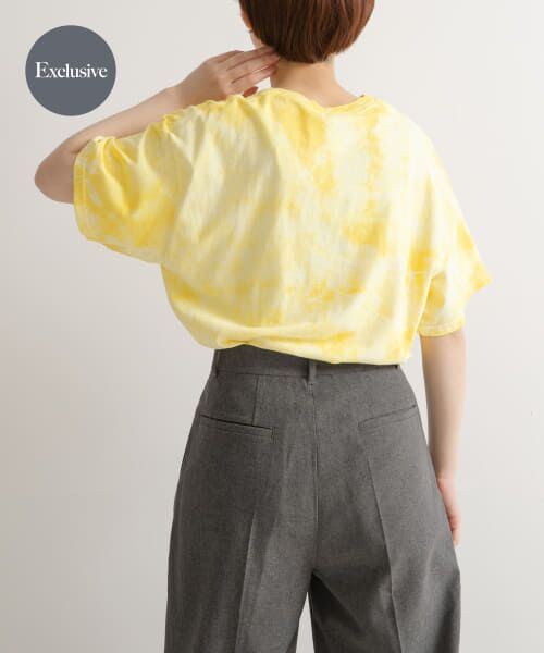 ＊＊URBAN RESEARCH DOORS / アーバンリサーチ ドアーズ Tシャツ | 『一部別注カラー』STAR&STRIPE　タイダイTシャツ（別注YELLOW）