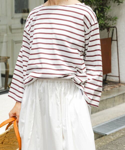 ＊＊URBAN RESEARCH DOORS / アーバンリサーチ ドアーズ Tシャツ | FORK&SPOON　ボートネックカットソー（OFFxD.RED）