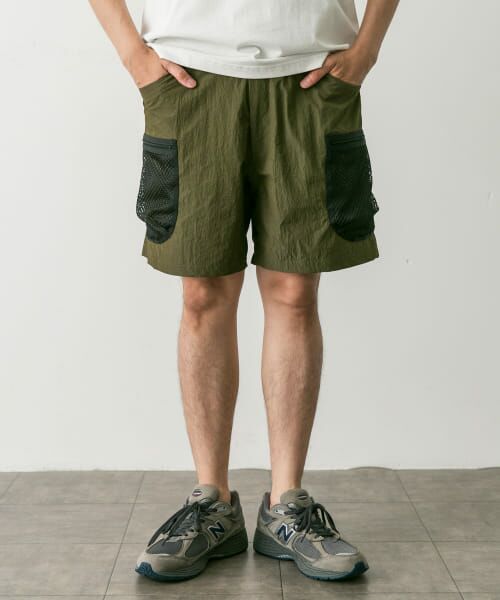 パンツ ends and means 24SS utility shorts L ENDS and MEANS】 2024SS Utility Shorts - Navy -