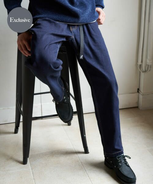 【値下げ】グラミチ×アーバンリサーチ　デニム【L】 別注』Gramicci Mountain Tuck Pants （デニムパンツ