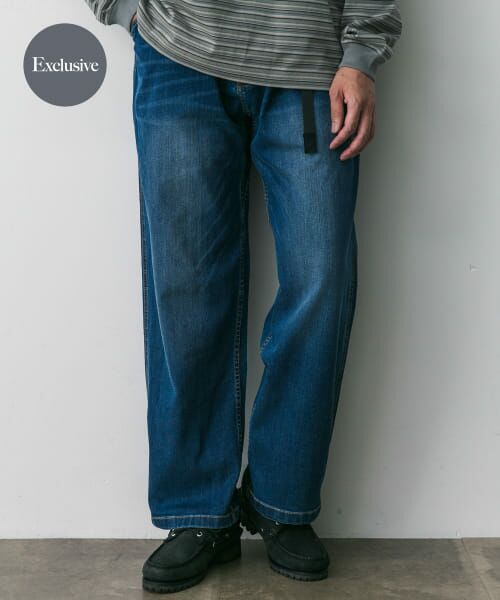 別注』Gramicci Mountain Wide Pants （デニムパンツ