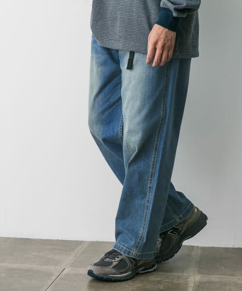 別注』Gramicci Mountain Wide Pants （デニムパンツ