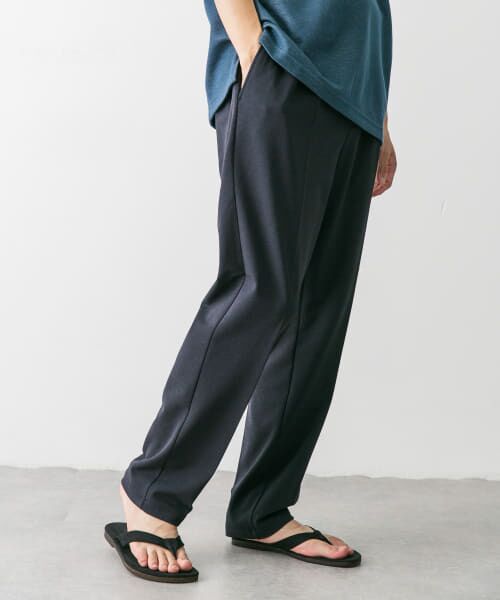 ＊＊URBAN RESEARCH DOORS / アーバンリサーチ ドアーズ その他パンツ | クイックドライ鹿の子イージートラウザー（NAVY）