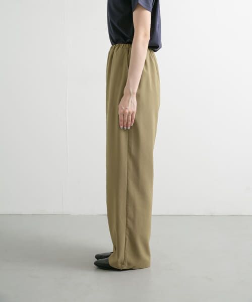 新品タグ付◆ M DOORS リネンイージーパンツ　CAMEL URBAN RESEARCH DOORS パンツ リネンイージーパンツ レディース