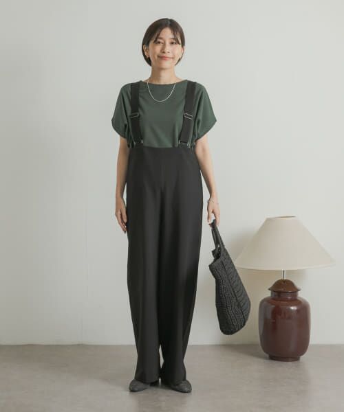 ENFOLD サスペンダーパンツ　オールインワン ENFOLD - STRAP TROUSERS / パンツ / サスペンダーパンツ