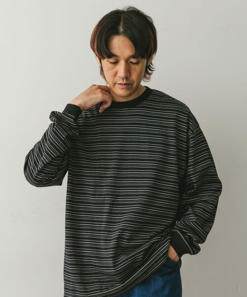 セール】 マルチボーダーロングスリーブ Tシャツ （Tシャツ