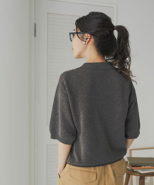 URBAN RESEARCH DOORS ニットポロシャツ チャコールグレー ニットポロシャツ[DRA6-22A101]｜URBAN RESEARCH公式