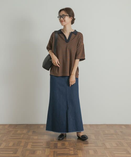 デニムフレアスカート /Denim Flare Skirt デニムフレアスカート /Denim Flare Skirt | FICTION TOKYO O