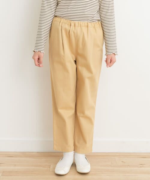 【美品】かぐれ アーバンリサーチ　コットンサルエルイージーパンツ 近年 ベージュ セール】 コットンタックイージーパンツ(KIDS) （パンツ