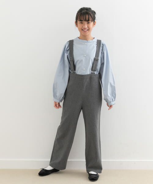 ＊＊URBAN RESEARCH DOORS / アーバンリサーチ ドアーズ ワンピース | 『親子リンク』『UR TECH DRYLUXE』サスペンダーPT(KIDS)（CHARCOAL）