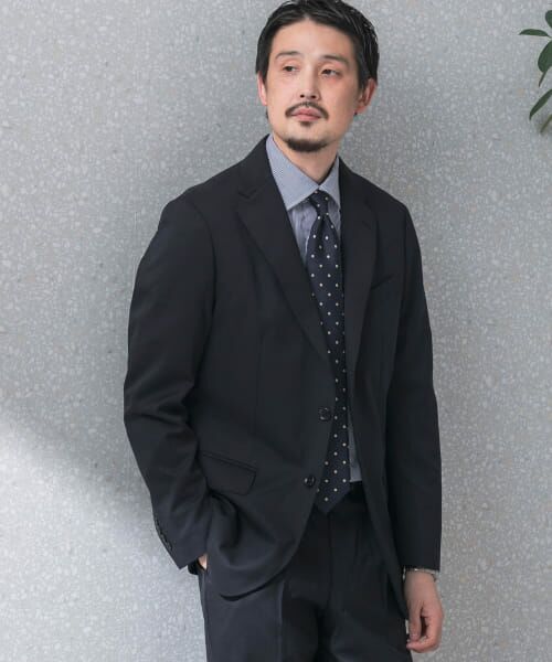 ＊＊URBAN RESEARCH DOORS / アーバンリサーチ ドアーズ テーラードジャケット | LIFE STYLE TAILOR　ウォッシャブルストレッチジャケット（NAVY）