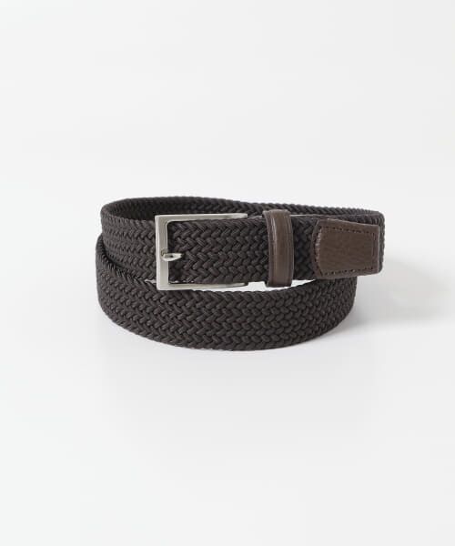 ＊＊URBAN RESEARCH DOORS / アーバンリサーチ ドアーズ ベルト・サスペンダー | LIFE STYLE TAILOR　イタリアンメッシュベルト（BROWN）