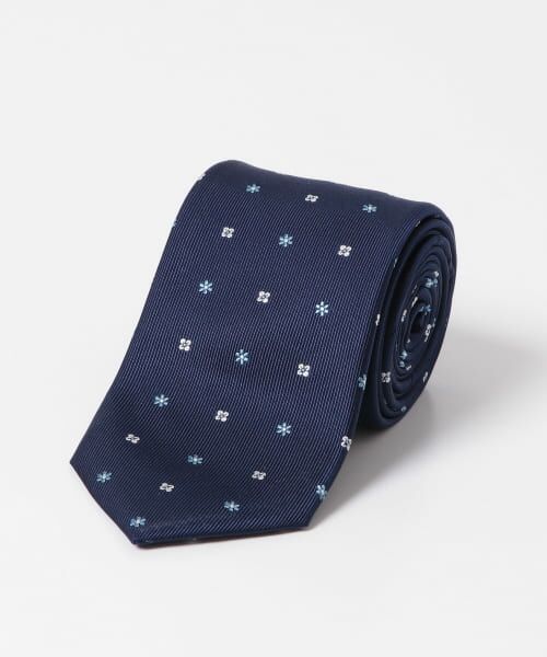 ＊＊URBAN RESEARCH DOORS / アーバンリサーチ ドアーズ ネクタイ | LIFE STYLE TAILOR　24AW国内タイ小紋2（01NAVY）