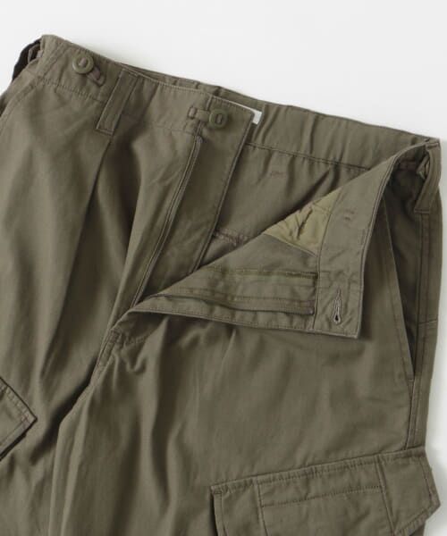 SHOE カーゴパンツ オリーブグリーン　サーフアンドテーラーモート OLDMAN'S TAILOR (オールドマンズテーラー) OVER CARGO PANTS