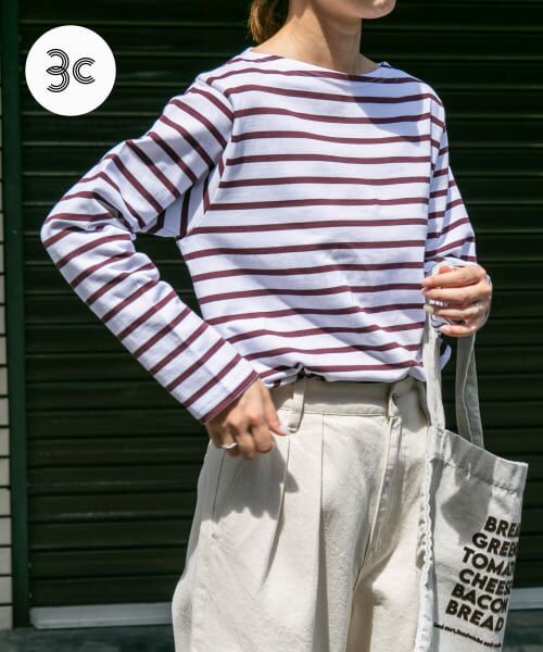 ＊＊URBAN RESEARCH DOORS / アーバンリサーチ ドアーズ Tシャツ | FORK&SPOON　ボートネックボーダー（OFF×BUG）