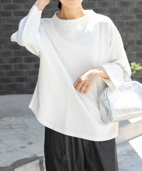 ＊＊URBAN RESEARCH DOORS / アーバンリサーチ ドアーズ Tシャツ | FORK&SPOON　ボトルネック8分袖Tシャツ（OFF）