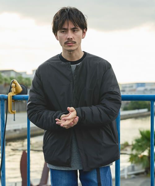 NANGA URBAN RESEARCH DOORS インナーダウンL ブラック NANGA × URBAN RESEARCH DOORS 2022 MEN'S AUTUMN/WINTER