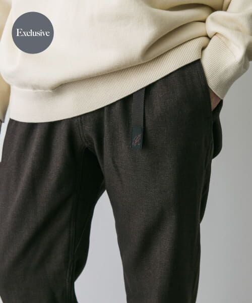 ＊＊URBAN RESEARCH DOORS / アーバンリサーチ ドアーズ その他パンツ | 『別注』Gramicci　LANATECウールライクトラウザー（DARK BROWN）