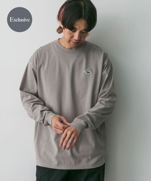 ＊＊URBAN RESEARCH DOORS / アーバンリサーチ ドアーズ Tシャツ | 『別注』PENNEYS×DOORS　THE FOX 天竺 Long-Sleeve T-Shirts（GREIGE）
