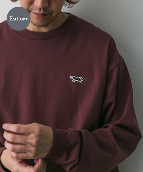 ＊＊URBAN RESEARCH DOORS / アーバンリサーチ ドアーズ Tシャツ | 『別注』PENNEYS×DOORS　THE FOX 天竺 Long-Sleeve T-Shirts（DARK RED）
