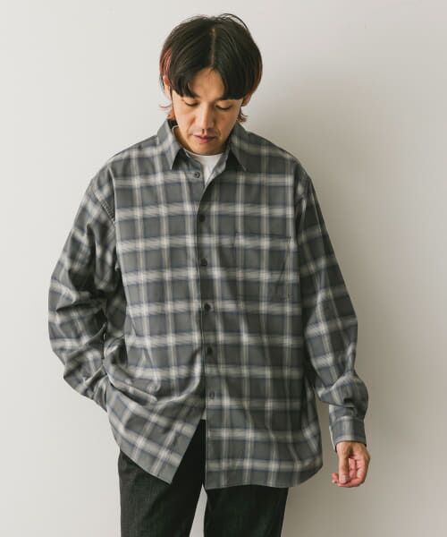 25ss 新品 ソロイスト Rafu チェックシャツジャケット 46 セール】 『吸水速乾』セオアルファオンブレチェックシャツ