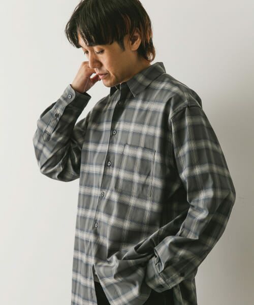 【新品未使用 アルチビオ】吸水速乾機能素材デザインシャツ３８号　ブラック EDIFICE｜吸水速乾機能