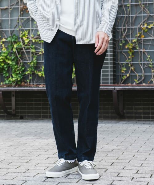 ＊＊URBAN RESEARCH DOORS / アーバンリサーチ ドアーズ デニムパンツ | デニムテーパードトラウザー（INDIGO）