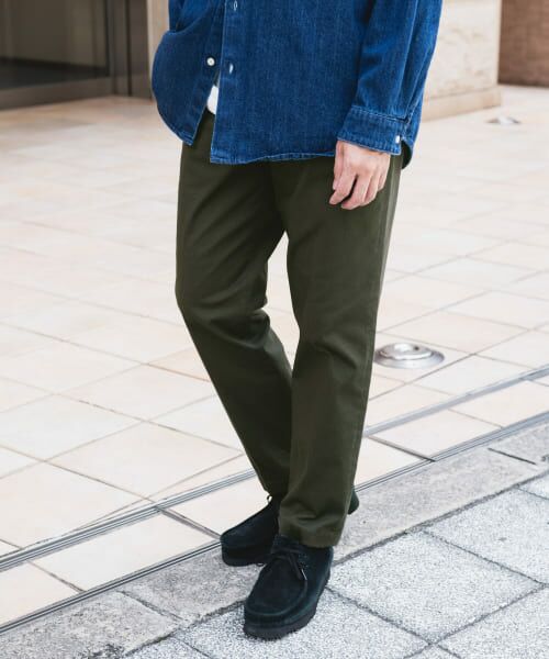 ＊＊URBAN RESEARCH DOORS / アーバンリサーチ ドアーズ その他パンツ | チノテーパードトラウザー（OLIVE）
