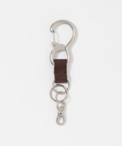 コンビレザーカラビナキーリング