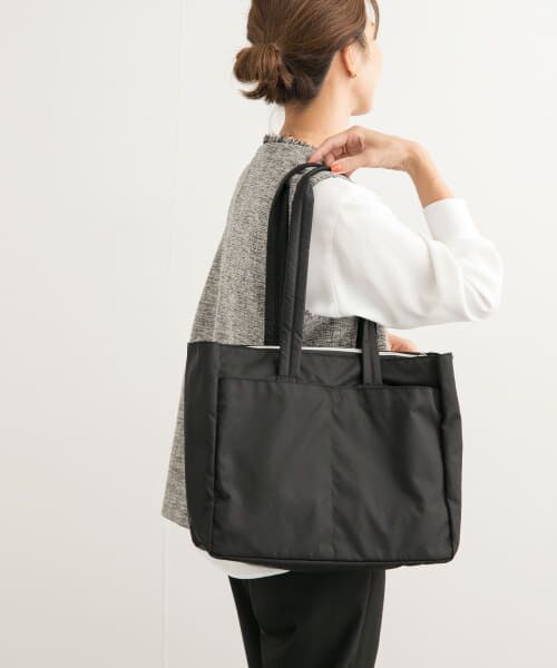 ＊＊URBAN RESEARCH DOORS / アーバンリサーチ ドアーズ トートバッグ | 撥水マルチ収納トート（BLACK）
