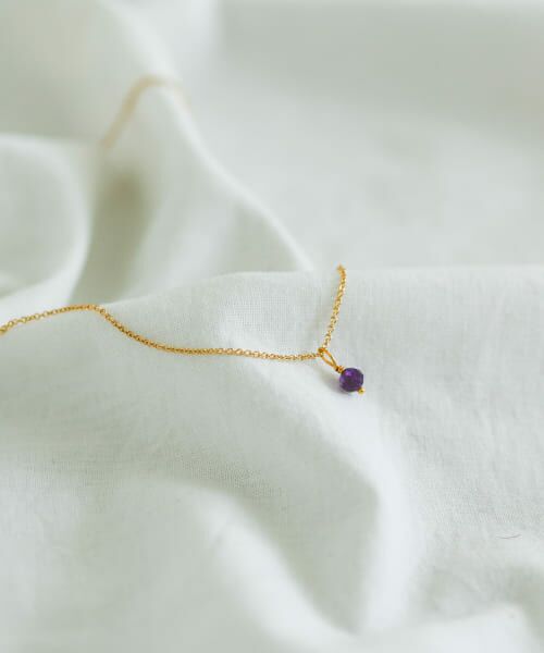 ＊＊URBAN RESEARCH DOORS / アーバンリサーチ ドアーズ ネックレス・ペンダント・チョーカー | 誕生石ネックレス（AMETHYST）