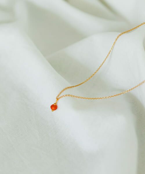 ＊＊URBAN RESEARCH DOORS / アーバンリサーチ ドアーズ ネックレス・ペンダント・チョーカー | 誕生石ネックレス（CARNELIAN）