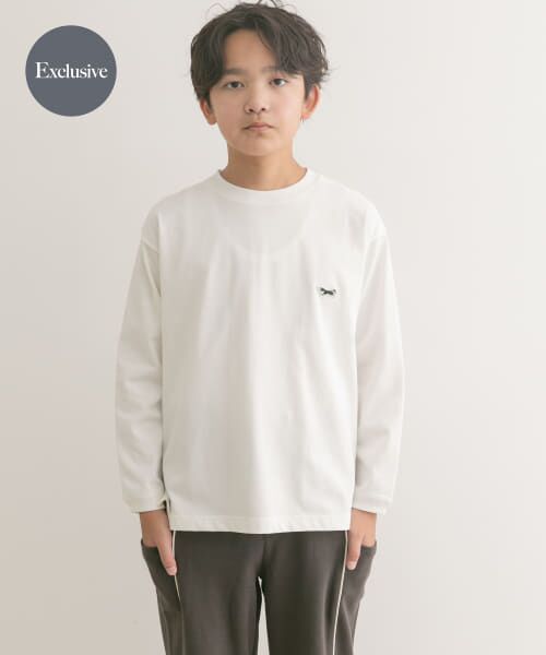 ＊＊URBAN RESEARCH DOORS / アーバンリサーチ ドアーズ トップス | 『別注』PENNEYS×DOORS　THE FOX LONG-SLEEVE TEE(KIDS)（WHITE）
