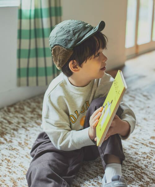＊＊URBAN RESEARCH DOORS / アーバンリサーチ ドアーズ 服飾雑貨 | 『撥水』耳当て付きキャップ(KIDS)（KHAKI）