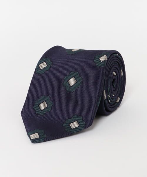 ＊＊URBAN RESEARCH DOORS / アーバンリサーチ ドアーズ ネクタイ | LIFE STYLE TAILOR　FRANCO BASSI タイ小紋1（03NAVY）