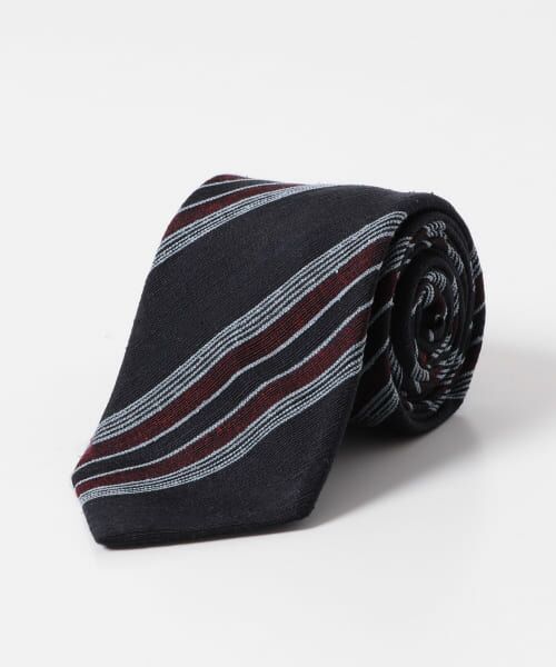 ＊＊URBAN RESEARCH DOORS / アーバンリサーチ ドアーズ ネクタイ | LIFE STYLE TAILOR　BBCファブリックタイST1（01NVY-RED）