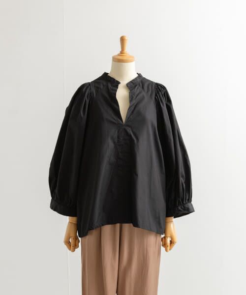 ＊＊URBAN RESEARCH DOORS / アーバンリサーチ ドアーズ シャツ・ブラウス | GALLEGO DESPORTES　袖ボリュームブラウス（black）