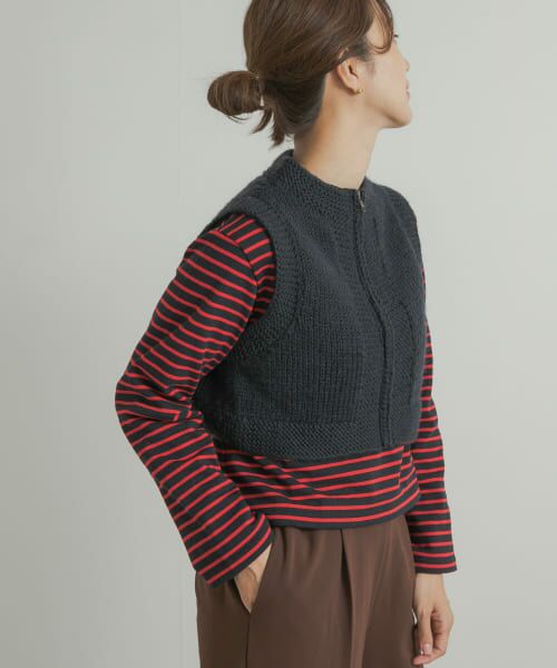 セール】 『別注』KHWOPA SPIRIT×DOORS ショート丈ZIPベスト