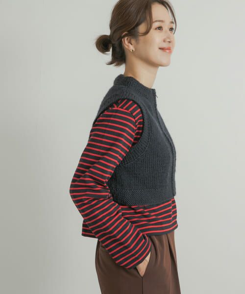 セール】 『別注』KHWOPA SPIRIT×DOORS ショート丈ZIPベスト