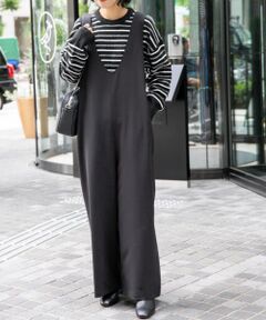 FORK&SPOON　Uネックサロペット