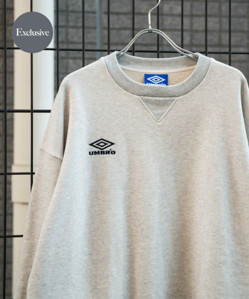 ＊＊URBAN RESEARCH DOORS / アーバンリサーチ ドアーズ スウェット | 『別注』UMBRO×DOORS　ARCHIVE SWEAT（ASH GRAY）